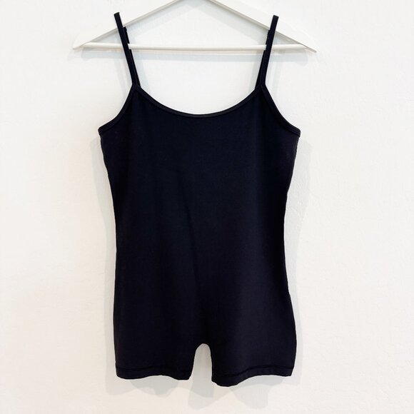 Golden LIFE Divinity 3" Romper Athletic Workout One Piece Aritzia Black Medium - Picture 2 of 10